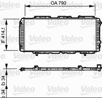 Radiateur VALEO, u.a. für Peugeot, Fiat, Citroën