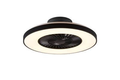 Trio Zwarte plafondventilatorHalmstadt - R62672132
