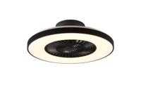 Trio Zwarte plafondventilatorHalmstadt - R62672132