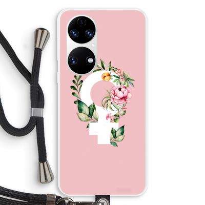 Venus: Huawei P50 Transparant Hoesje met koord