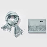 Herfst- en winterseizoen klassieke effen kleur imitatie kasjmier sjaal grootte: 60 * 200cm (lichtgrijs) Herfst- en winterseizoen klassieke effen kleur imitatie kasjmier sjaal grootte: 60 * 200cm (lichtgrijs)