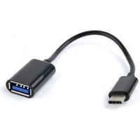 Gembird A-OTG-CMAF2-01 USB-kabel 0,2 m USB C USB A Zwart - thumbnail
