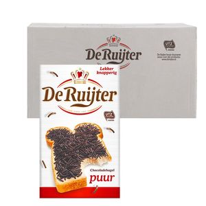 De Ruijter - Chocoladehagel puur - 6x 390g