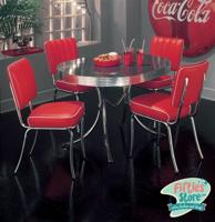 Bel Air Retro Dinner Set Rood II