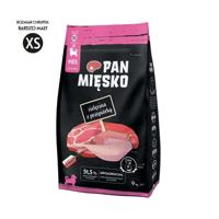 PAN MIĘSKO Kalfsvlees met kwartel XS - droogvoer voor puppy's - 9kg