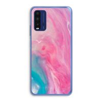 Roze explosie: Xiaomi Redmi 9T Transparant Hoesje