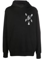 Philipp Plein hoodie à imprimé graphique - Noir - thumbnail