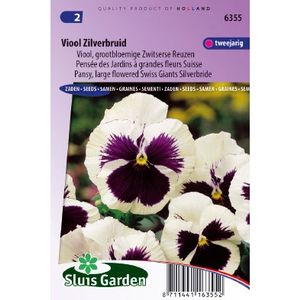 Viola Wittrockiana zaden Zilverbruid viooltje