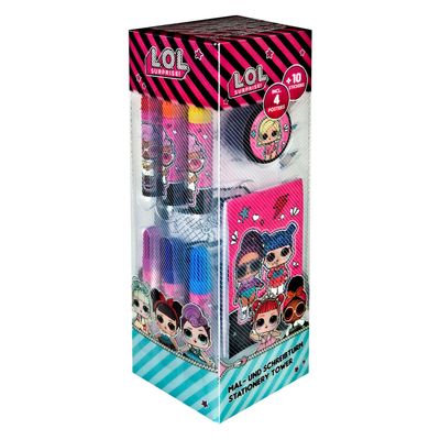 L.O.L. L.o.l surprise stationery toren, 35dlg.