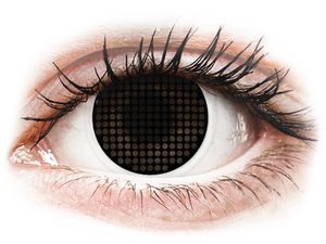 ColourVUE Crazy Lens Black Screen - zonder sterke (2 lenzen)