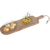 Serveerplank - 15 x 49 cm - hout - kaasplank - borrelplank