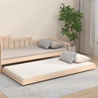Bedframe zonder matras massief grenenhout 80x200 cm