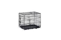 Beeztees Beeztees Hondenbench 2 Deurs Zwart 62X44X50