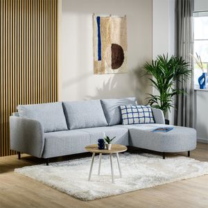 Haluta - Hoekbank Niek - 240 x 170 x 80 cm - Grijs - Rechts