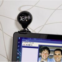 Hama 00053950 webcam 1,3 MP 1280 x 1024 Pixels USB 2.0 Zwart - thumbnail