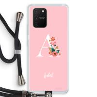 Pink Bouquet: Samsung Galaxy S10 Lite Transparant Hoesje met koord - thumbnail