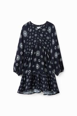 Jurk met geometrische print - BLACK - 13/14