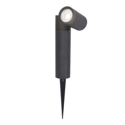 Pinero LED prikspot - GU10 5 Watt 400 lumen - Dimbaar - Kantelbaar - 6000K daglicht wit - IP65 waterdicht - Zwart - Tuinspot - Pinspot