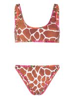 Reina Olga bikini Coolio à imprimé giraffe - Marron - thumbnail