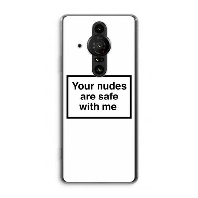 Safe with me: Sony Xperia Pro-I Transparant Hoesje