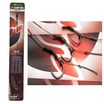 Korda Korda N-Trap DF Rig Size 4 Barbless 20lb Wide Gape