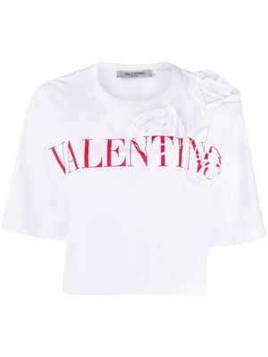 Valentino Garavani t-shirt à logo imprimé - Blanc
