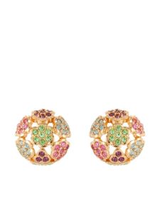 Susan Caplan Vintage x D'Orlan boucles d'oreilles serties de cristal (années 1980)