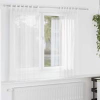Gordijnen voile met roedezakken 2 st wit Gordijnen voile met roedezakken 2 st wit