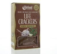 Lifefood Life crackers knoflook marjolein bio (90 gr)