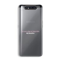 gij beslist: Samsung Galaxy A80 Transparant Hoesje gij beslist: Samsung Galaxy A80 Transparant Hoesje