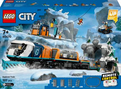 LEGO® City 60470 onderzoekstrein op de Noordpool