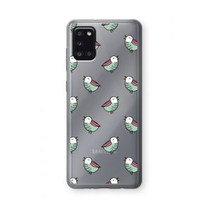 Vogeltjes: Samsung Galaxy A31 Transparant Hoesje