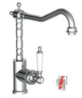 Schutte OLD STYLE ééngreepsmengkraan keuken met hoge uitloop | lage druk | chroom
 - 72590 72590