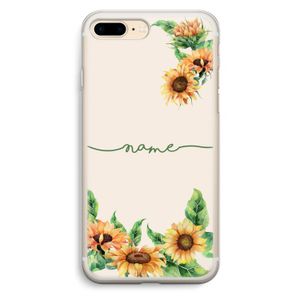 Zonnebloemen: iPhone 7 Plus Transparant Hoesje
