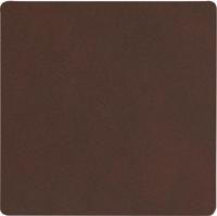 LIND DNA Onderzetter Nupo - Leer - Dark Brown - 10 x 10 cm