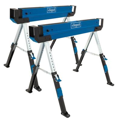 Set of trestles Scheppach MWB600 Staal 82 cm (2 Stuks)