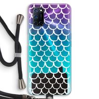 Dakpannetjes: Oppo A92 Transparant Hoesje met koord
