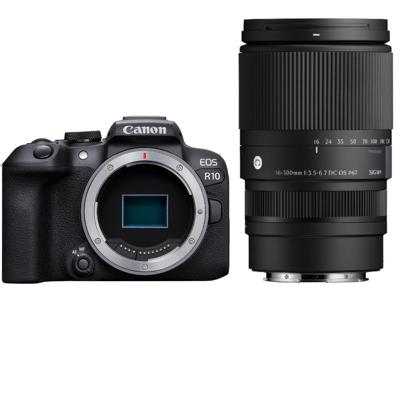 Canon EOS R10 Systeemcamera + Sigma 16-300mm f/3.5-6.7 DC OS