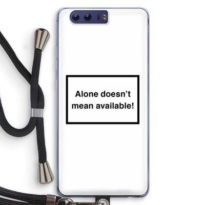 Alone: Honor 9 Transparant Hoesje met koord