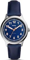 Horlogeband Fossil ES4130 Leder Blauw 16mm