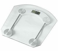 HomeLine Weegschaal - Digitale Glas Personenweegschaal tot 190 kg - thumbnail