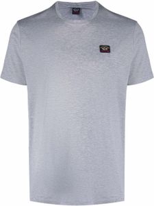 Paul & Shark t-shirt à patch logo - Gris