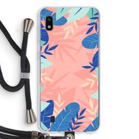 Tropisch: Samsung Galaxy A10 Transparant Hoesje met koord