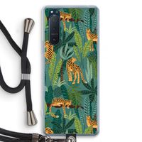 Luipaard 2: Sony Xperia 5 II Transparant Hoesje met koord Luipaard 2: Sony Xperia 5 II Transparant Hoesje met koord