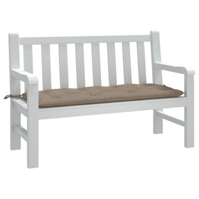 VidaXL Tuinbankkussen 120x50x7 cm oxford stof taupe
