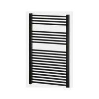 Designradiator BWS Nile Gobi 160x60cm Zwart Midden-Onderaansluiting