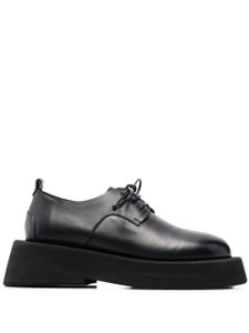 Marsèll chaussures oxford en cuir à semelle épaisse - Noir