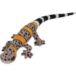 Knuffeldier Gekko Hagedis - zachte pluche stof - premium kwaliteit knuffels - beige/geel - 62 cm