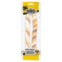 Stick rund/huid/kip 25 cm 2st - Voskes