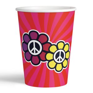 Hippie Bekertjes Peace Flowers (8st)